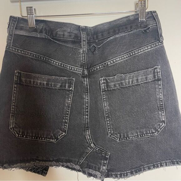 Free People We The Free Bare With Me Denim Mini Skirt in black Onyx combo NWOT - Picture 7 of 7